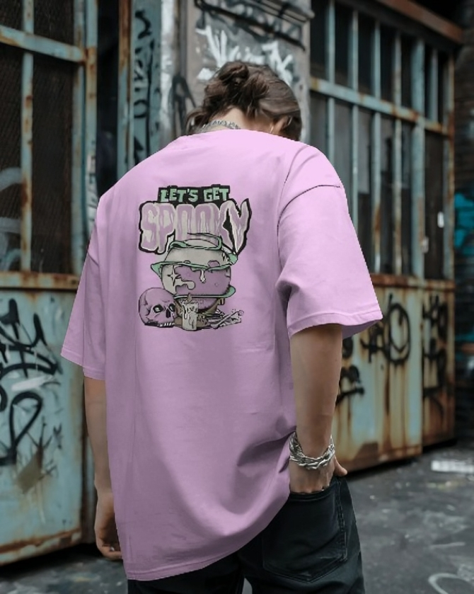 NeuWear Let's Get Spooky Oversized Unisex T-shirt fir streetwear best quality